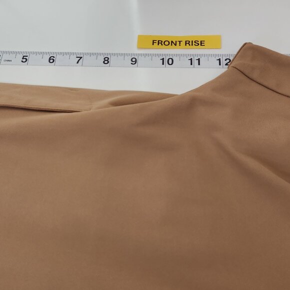 Willit Flat Front Golf Dress Pants Mens 38 38x32 Brown Performance Tech FF08X - Picture 5 of 6